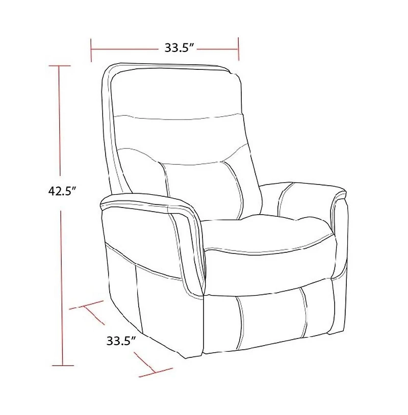 Parker Living Gemini - Linen Swivel Glider Recliner