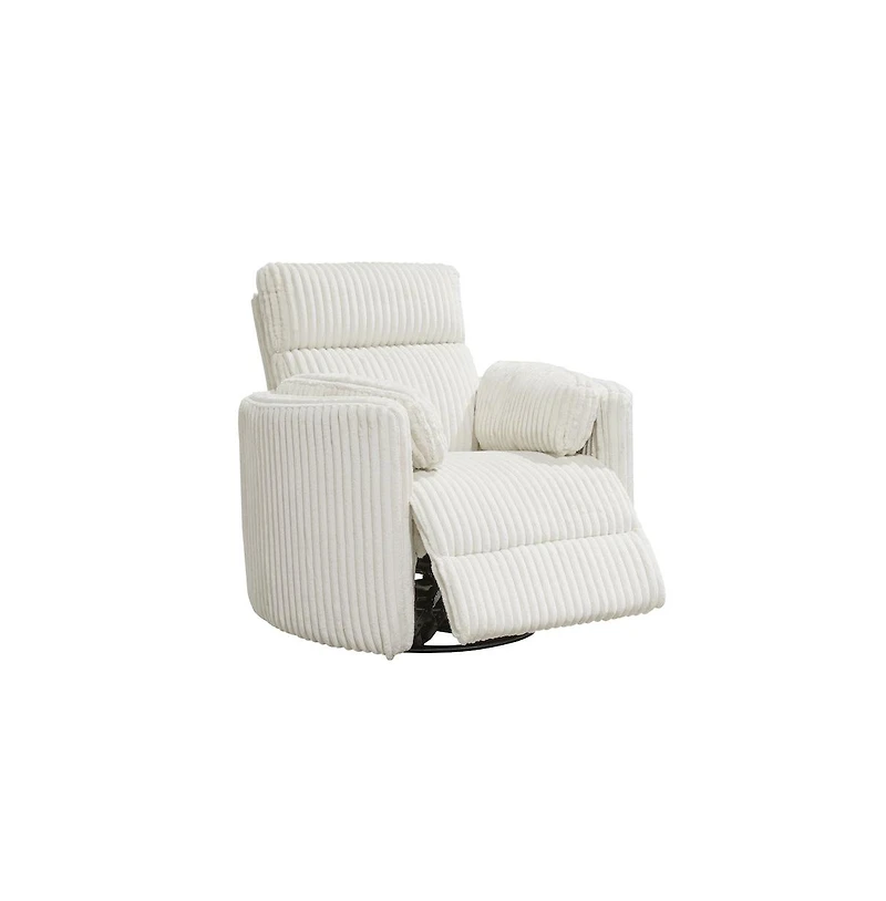 Parker Living Mega Ivory Swivel Power Glider Recliner