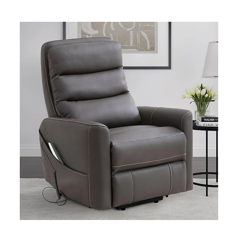 Parker Living Hercules-Haze Power Lift Recliner with Articulating Headrest Two Pack