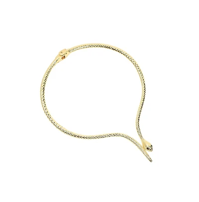 Sohi Women's The Serpent Torque Necklace