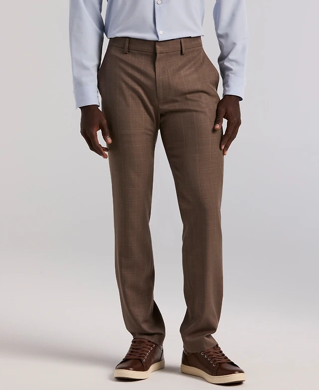 Perry Ellis Men's Portfolio Modern-Fit Linen/Cotton Solid Dress Pants |  MainPlace Mall