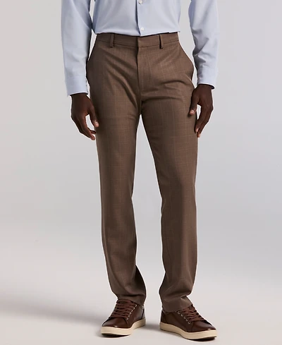 Perry Ellis Portfolio Men's Modern-Fit Stretch Solid Resolution Pants