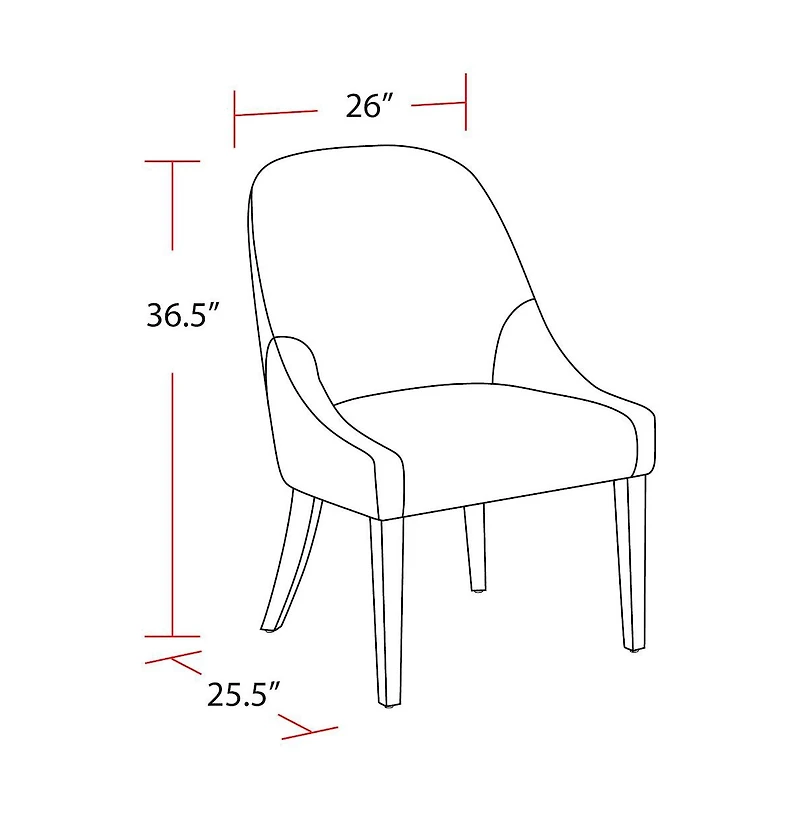 Parker House Furniture Parker House Pure Modern Dining Upholstered Armless Side Chair