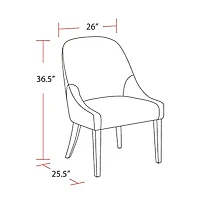 Parker House Furniture Parker House Pure Modern Dining Upholstered Armless Side Chair