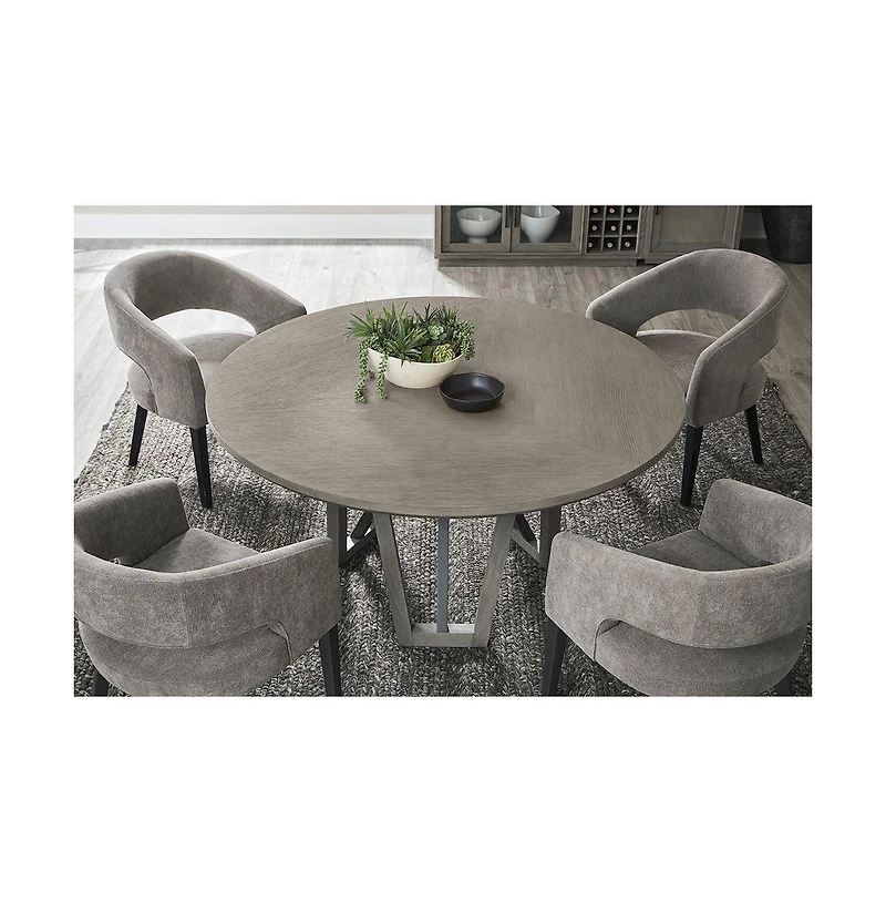 Parker House Furniture Pure Modern Dining Barrel Dining Chair Two Pack