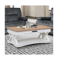 Parker House Furniture Americana Modern - Cotton Cocktail Table with 2 End Tables