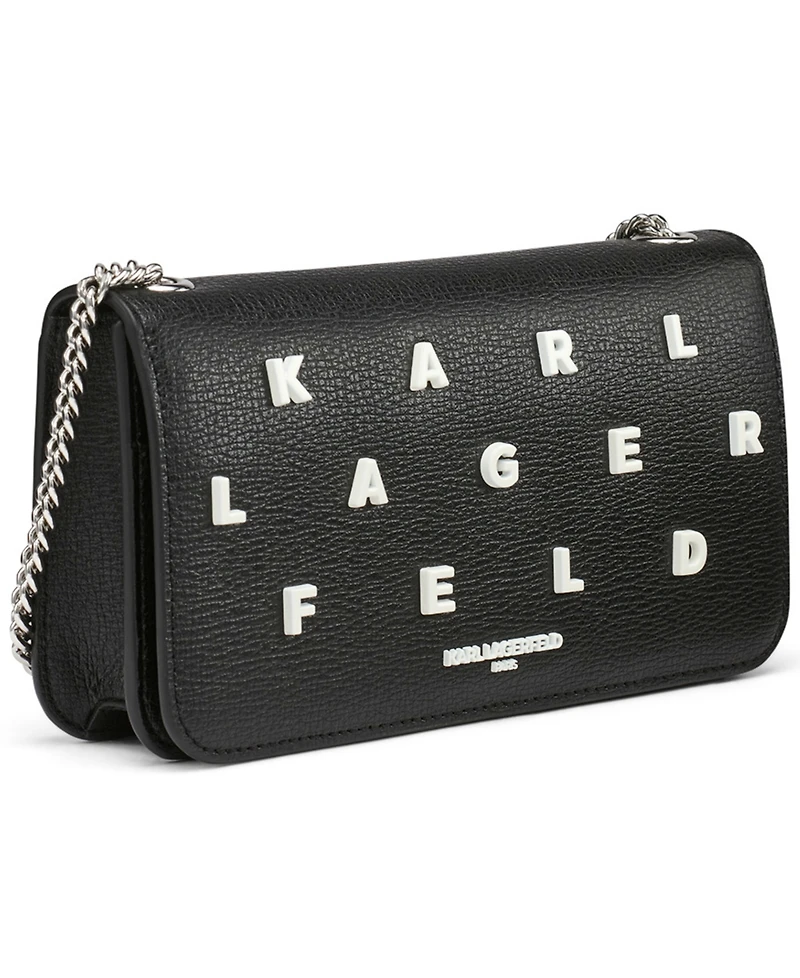 Karl Lagerfeld Paris Kosette Leather Shoulder Handbag