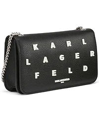 Karl Lagerfeld Paris Kosette Leather Shoulder Handbag