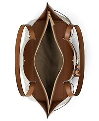 Michael Michael Kors Emilia Extra Large East West Zip Pocket Tote Bag