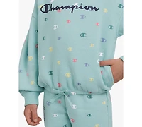 Champion Girls 4-6X 2-Piece Pull-On Hoodie and Joggers Set