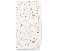 Little Me Baby Girls Sweet Vintage Rose Print Blanket