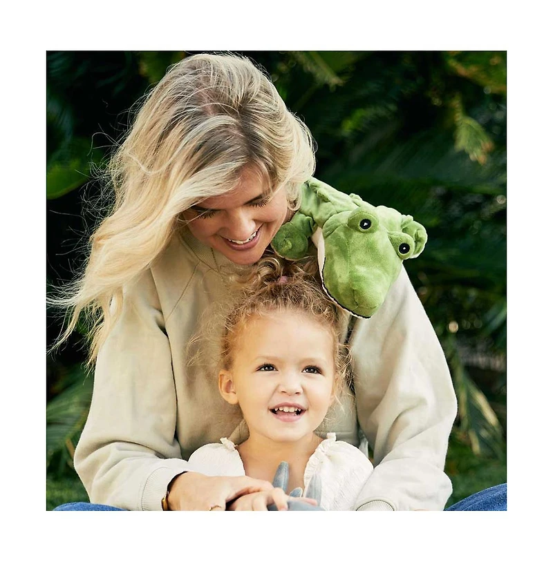 Warmies Microwavable Plush Alligator with French Lavender Scent - Soothing Comfort & Weighted - Soft Toy for All Ages