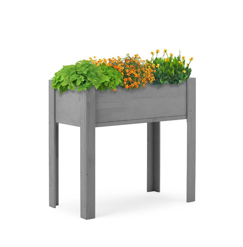 Chic Crate 31" Modern Raised Garden Bed with Legs