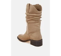 London Rag Ottawa Slouchy Cowboy Boots Women