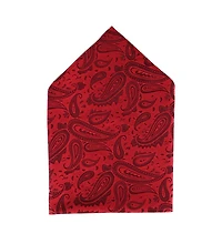 Trafalgar Men's Banbury Tone on Tone Paisley 12 Inch Silk Pocket Square
