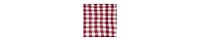 GoodGram Country Accents Burgundy Plaid Buffalo Check Kitchen Curtain Tier & Valance Set