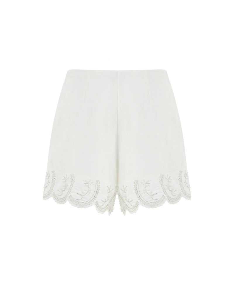 Nocturne Women's Stone Detailed Shorts