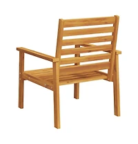 Sofa Chair Natural Wood Solid Acacia Wood Standard Durable