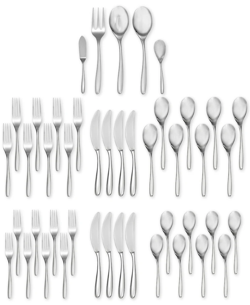 Nambe 45-Pc. Bend Flatware Set, Service for 8