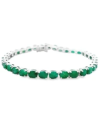 Macy's Oval Sapphire Bracelet (11-3/4 ct. t.w.) Sterling Silver
