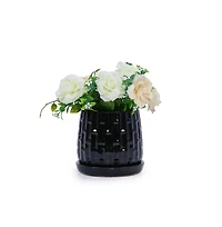 Chic Crate Set of 2 Modern Ceramic Planters