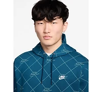 Nike Men's Sportswear Club Fleece Pullover Printed Hoodie