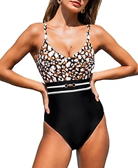 Cupshe Women's Chic One-Piece Swimsuit with Stylish Cutouts