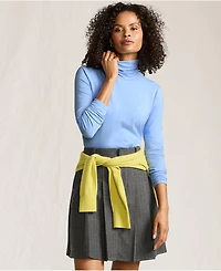 Lands' End Lightweight Jersey Long Sleeve Turtleneck