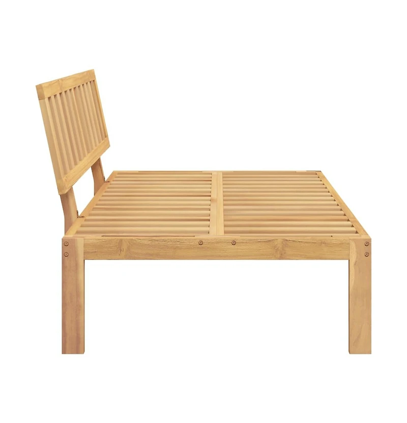 Pallet Middle Sofa Natural Wood Solid Acacia Wood