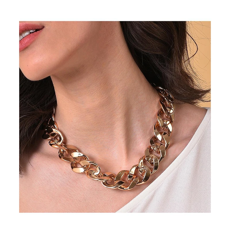 Sohi Block-Link Chain Necklace