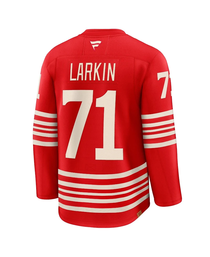 Fanatics Men's Dylan Larkin Red Detroit Wings Centennial Premium Jersey