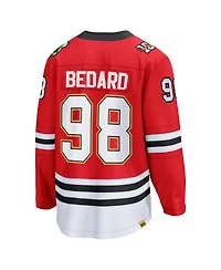 Fanatics Men's Connor Bedard Red Chicago Blackhawks Centennial Breakaway Jersey
