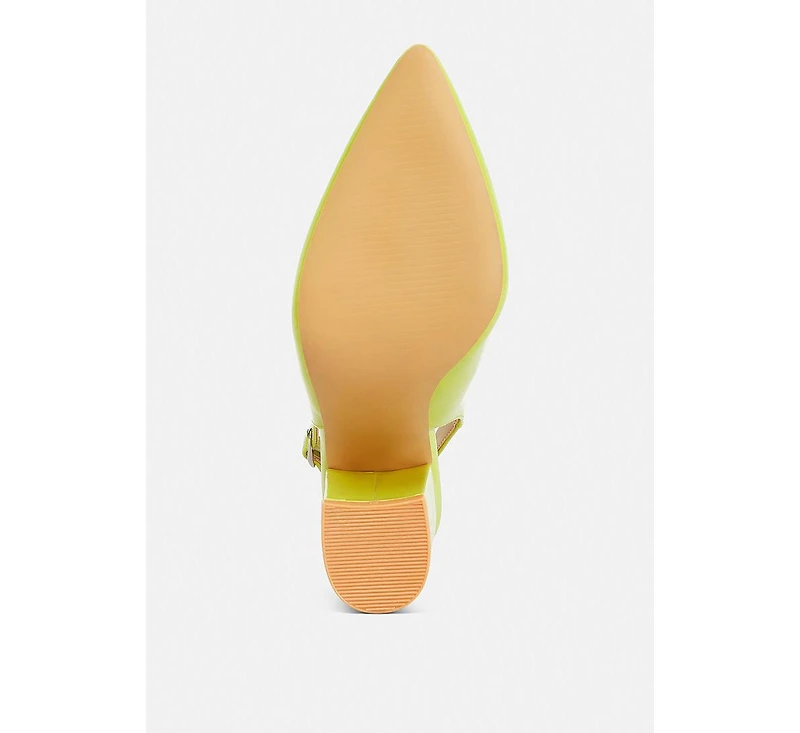 London Rag Dalaney Slingback High Block Sandals Women