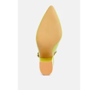 London Rag Dalaney Slingback High Block Sandals Women