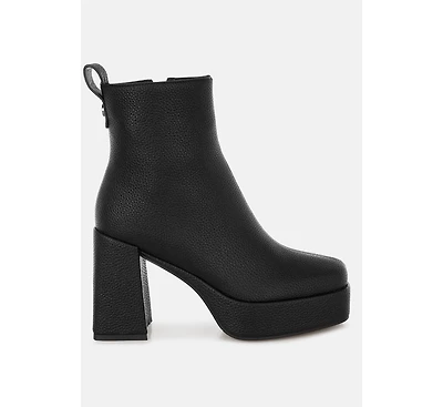 London Rag Poulin Faux Leather Chelsea Boots Women