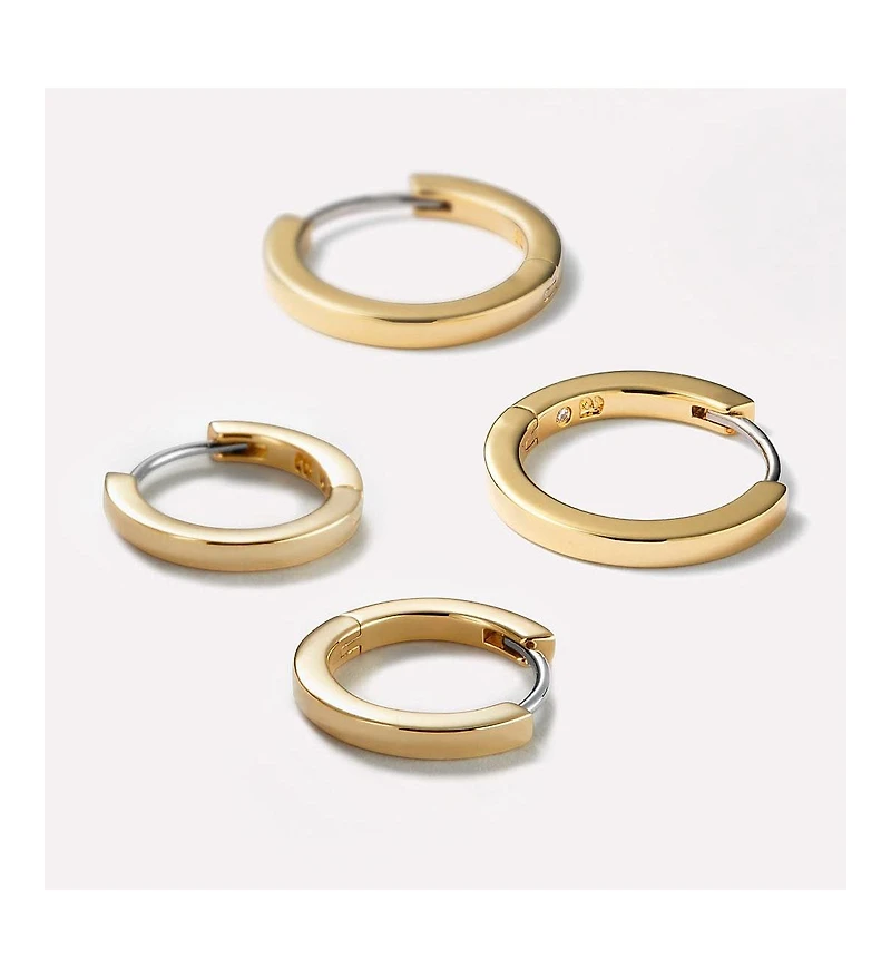 Ana Luisa Gold Huggie Hoop Earrings