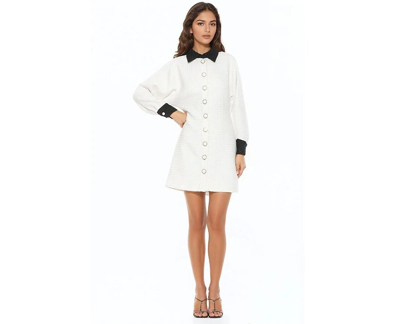 Alexia Admor Women's Velvete Tweed Dresss
