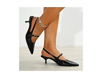 Corrie Slingback Kitten Heels