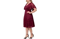 Kiyonna Plus Camille Lace Cocktail Dress