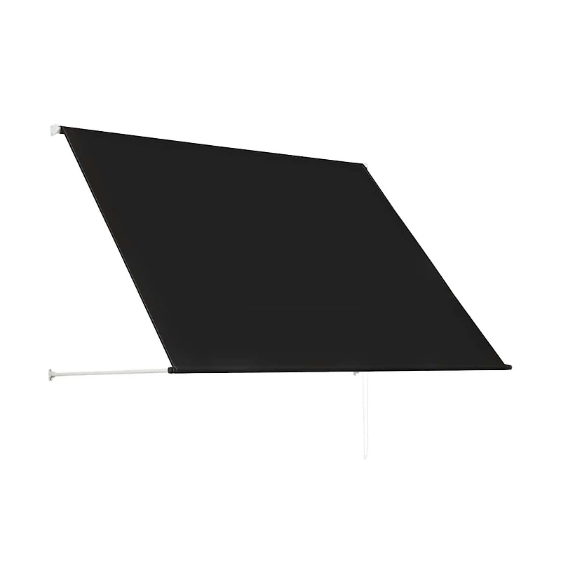 vidaXL Awning Anthracite Steel frame 78.7x59.1 in Retractable Awning