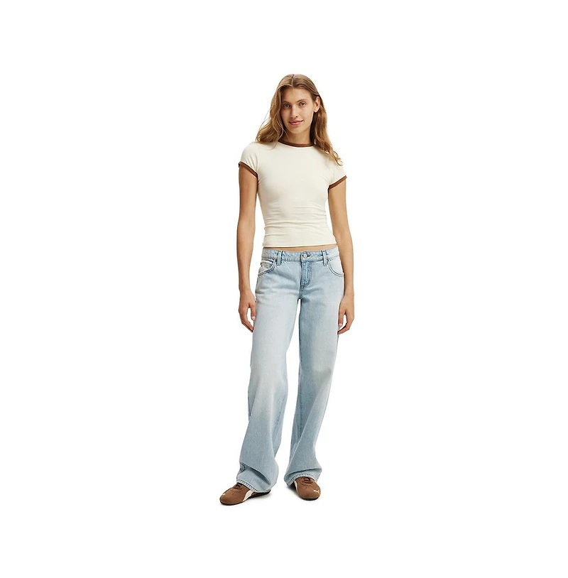 Cotton On Women's Low Rise Straight Jean