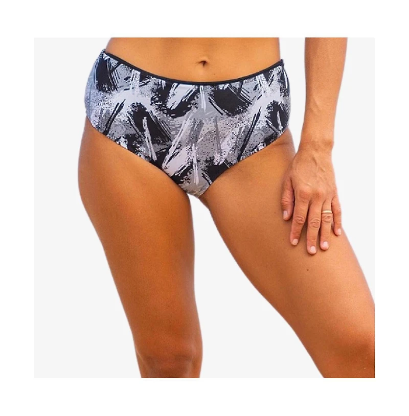 Calypsa Plus Calysa 2in1 Bikini Bottom With Snap On Mesh Skirt