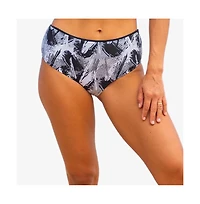 Calypsa Plus Calysa 2in1 Bikini Bottom With Snap On Mesh Skirt