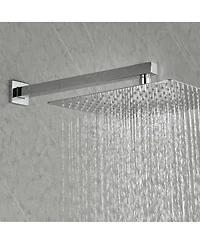 Rainsken Shower Set System Bathroom Luxury Rain Mixer Shower Combo Set Wall Mounted Rainfall Shower Head Faucet