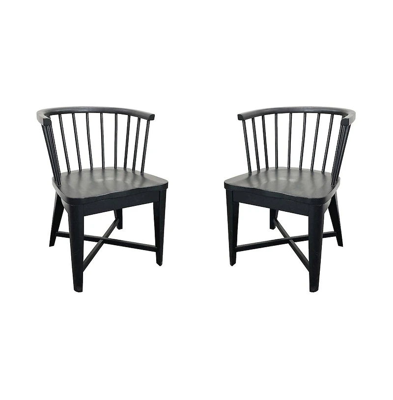Parker House Furniture Americana Modern Dining Barrel Dining Chair Two Pack