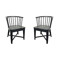 Parker House Furniture Americana Modern Dining Barrel Dining Chair Two Pack