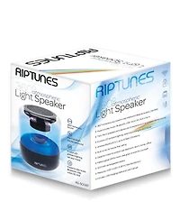 Riptunes 2-pack 360° Bluetooth Speaker, 6-Color Led Ambient Lights, Usb/microSD/Aux Playback