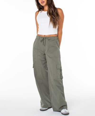 Celebrity Pink Juniors' Drawstring Cargo Utility Pants