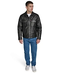 Levi's Men's Faux Leather Trucker Jacket