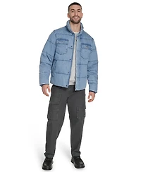 Levi's Men's Denim Quilted Puffer Jacket